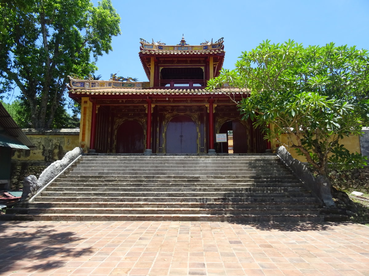 Mausoleum of Emperor Đồng Khánh 1, Hue, Vietnam, 2018