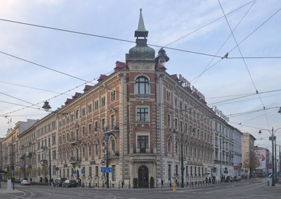 PL Kraków I Stare Miasto, Basztowa, Pawia, Hotel Polonia, Kraków, 2018