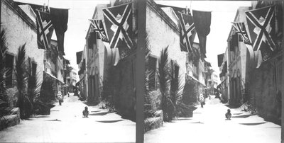 EU: Flag-decorated streets, Mombasa (1927), Mombasa, Kenya, 1927