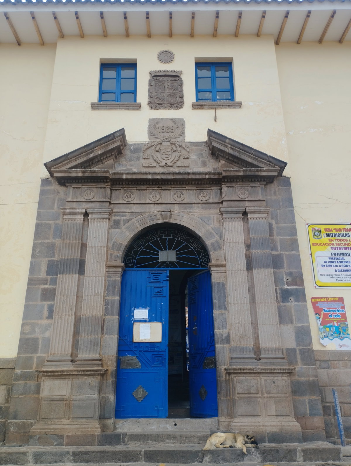 Fachada Colegio San Borja, Cusco 04, Cusco, Peru, 2023