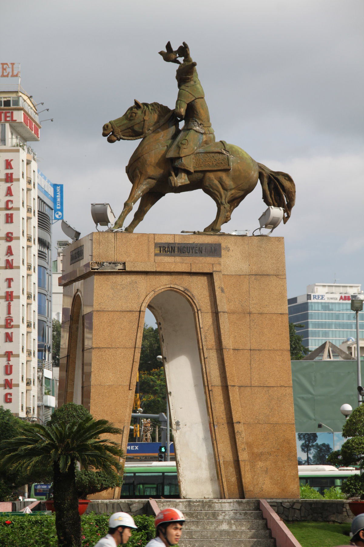 Tran Nguyen Han statue, Ho Chi Minh City, Vietnam, 2013