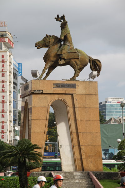 Tran Nguyen Han statue, Ho Chi Minh City, 2013