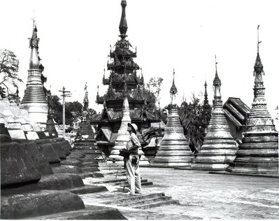 Shwedagon Pagoda Complex, Yangon, 1945
