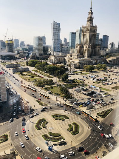 Pałac Kultury i Nauki (widok z hotelu Novotel), Warsaw, 2019