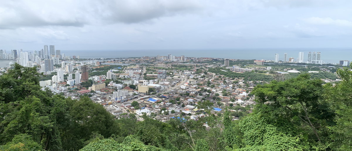 Cartagena Panorama from La Popa, Cartagena, Colombia, 2019
