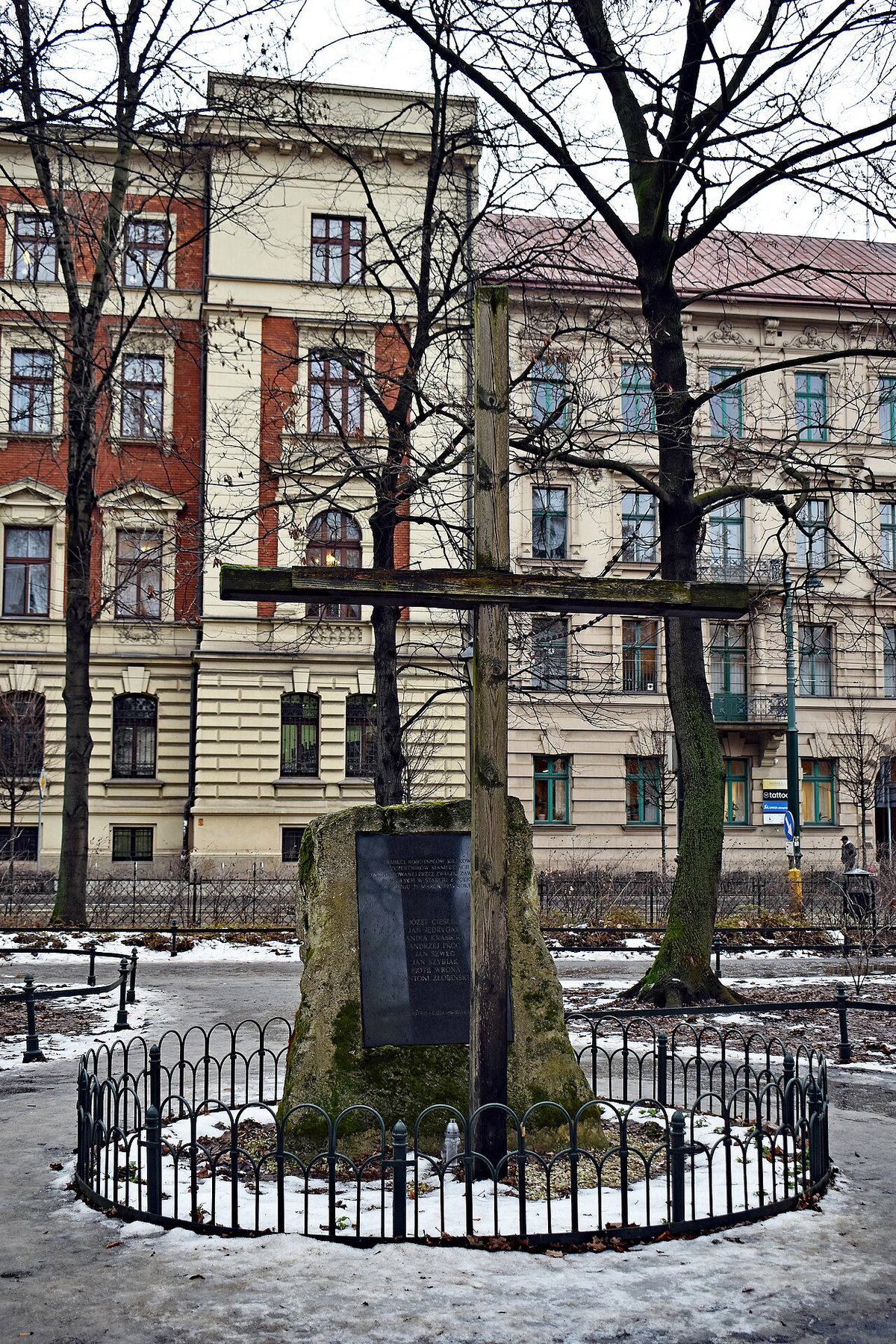 Monument to the Fallen Semperit’s Workers of 1936, Planty Park, Basztowa Street, Old Town, Kraków, Poland, Kraków, Poland, 2024
