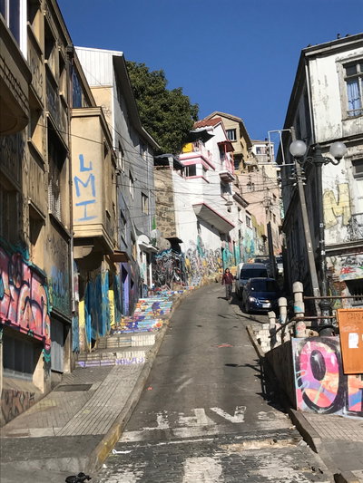 Calles de Valparaíso, Valparaíso, 2017
