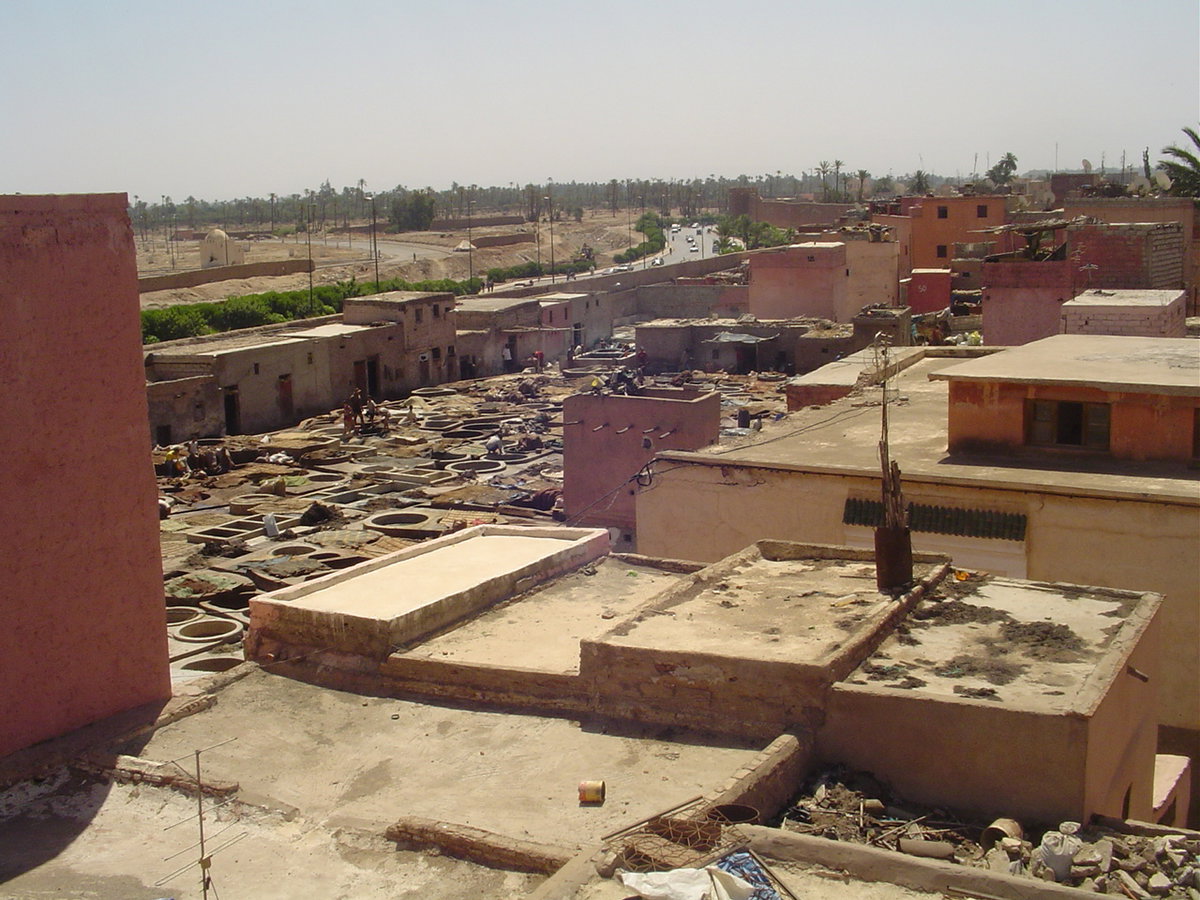 Marrakech tanneries, Marrakech, Morocco, 2006