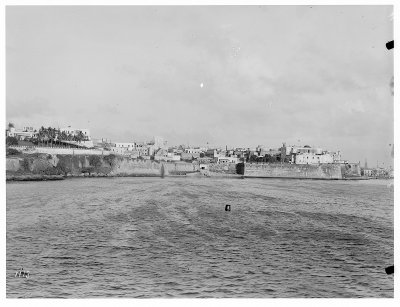 EU: San Juan, Puerto Rico. Fortress forests. View from the water (1915), San Juan, 1915