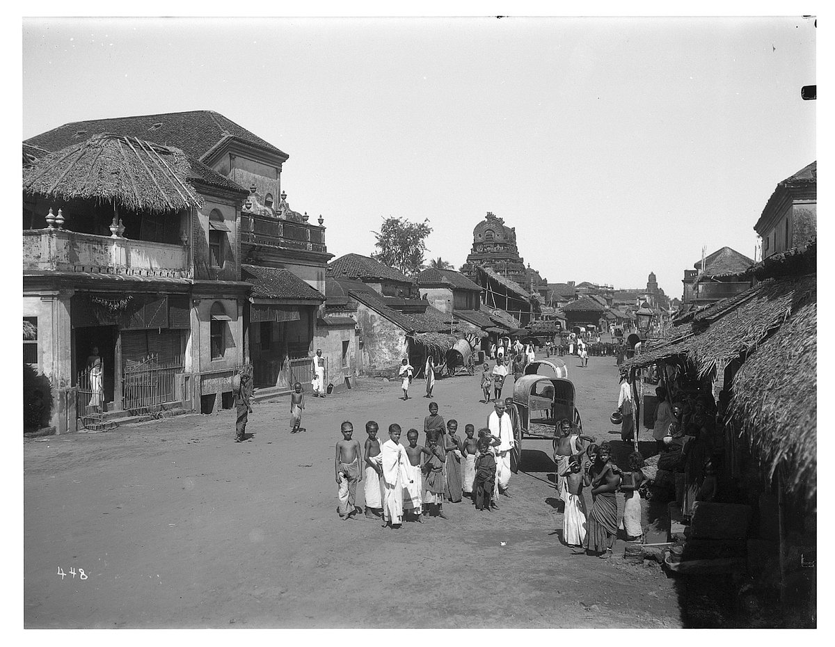 EU: Colombo, Sri Lanka. Street with local children (1913), Colombo, Sri Lanka, 1913