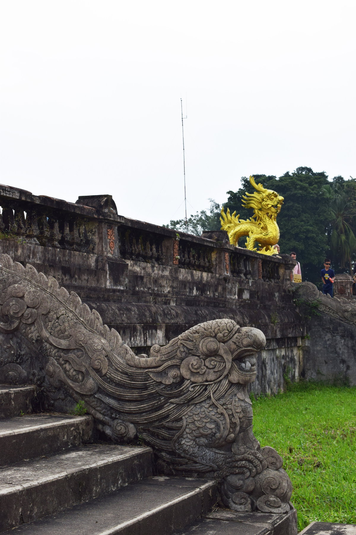 Dragon steps, Hue, Vietnam, 2018