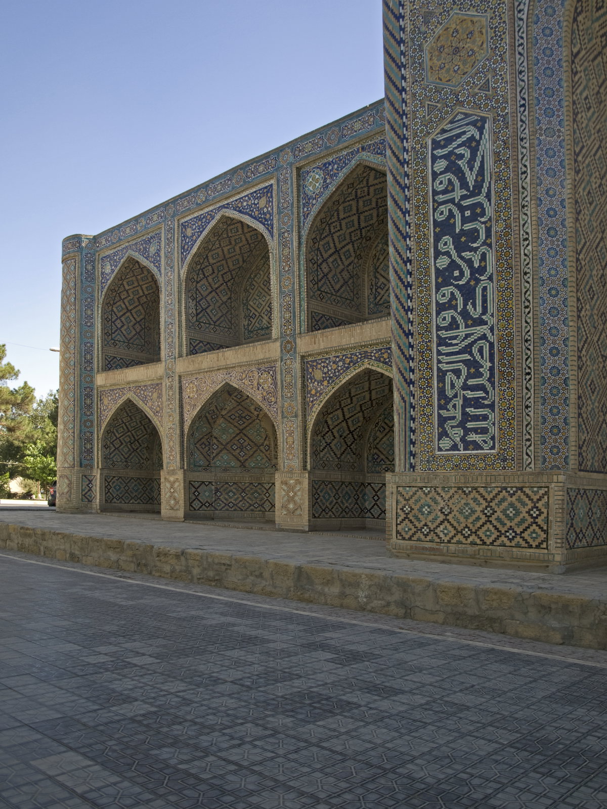 Bukhara Divanbegi Madrasa front 2, Bukhara, Uzbekistan, 2015
