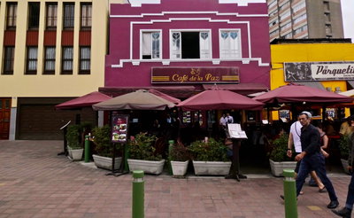 Café de la Paz, Lima — photos through time