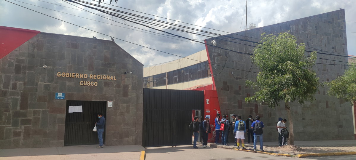 Frontis Gobierno Regional Cusco, Cusco, Peru, 2022