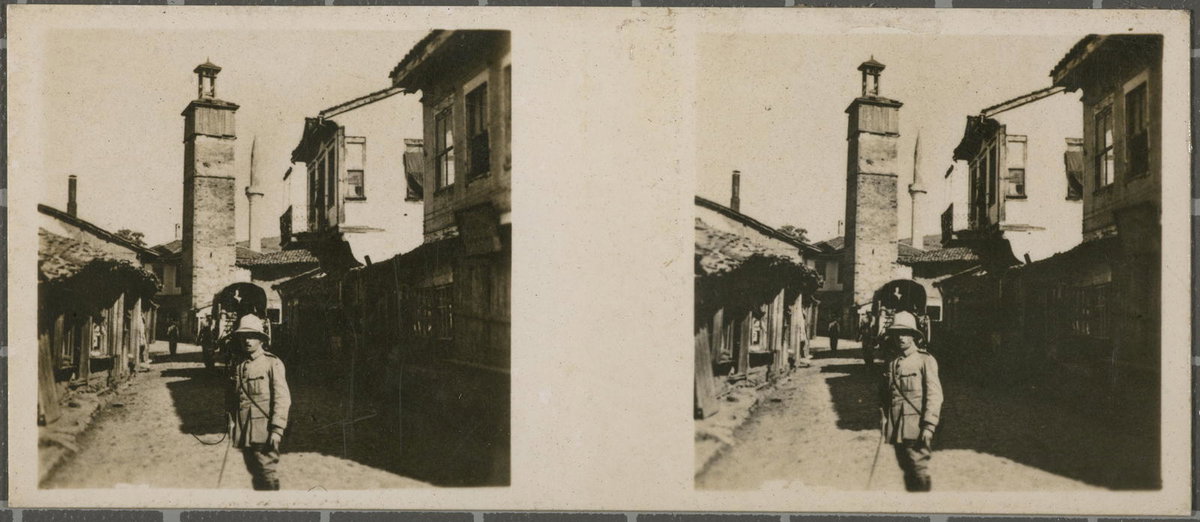EU: No. 21. Tirona. - Vista parcial (1933), Tirana, Albania, 1933