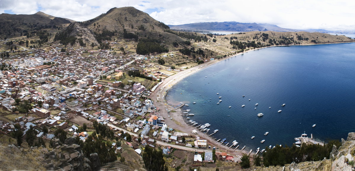 Panoramica de Copacabana Bolivia, Copacabana, Bolivia, 2007