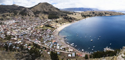 Panoramica de Copacabana Bolivia, Copacabana, 2007