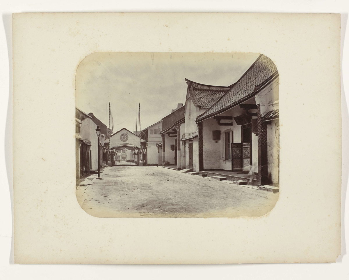 EU: De Chinese wijk in Surabaya (1880), Surabaya, Indonesia, 1880