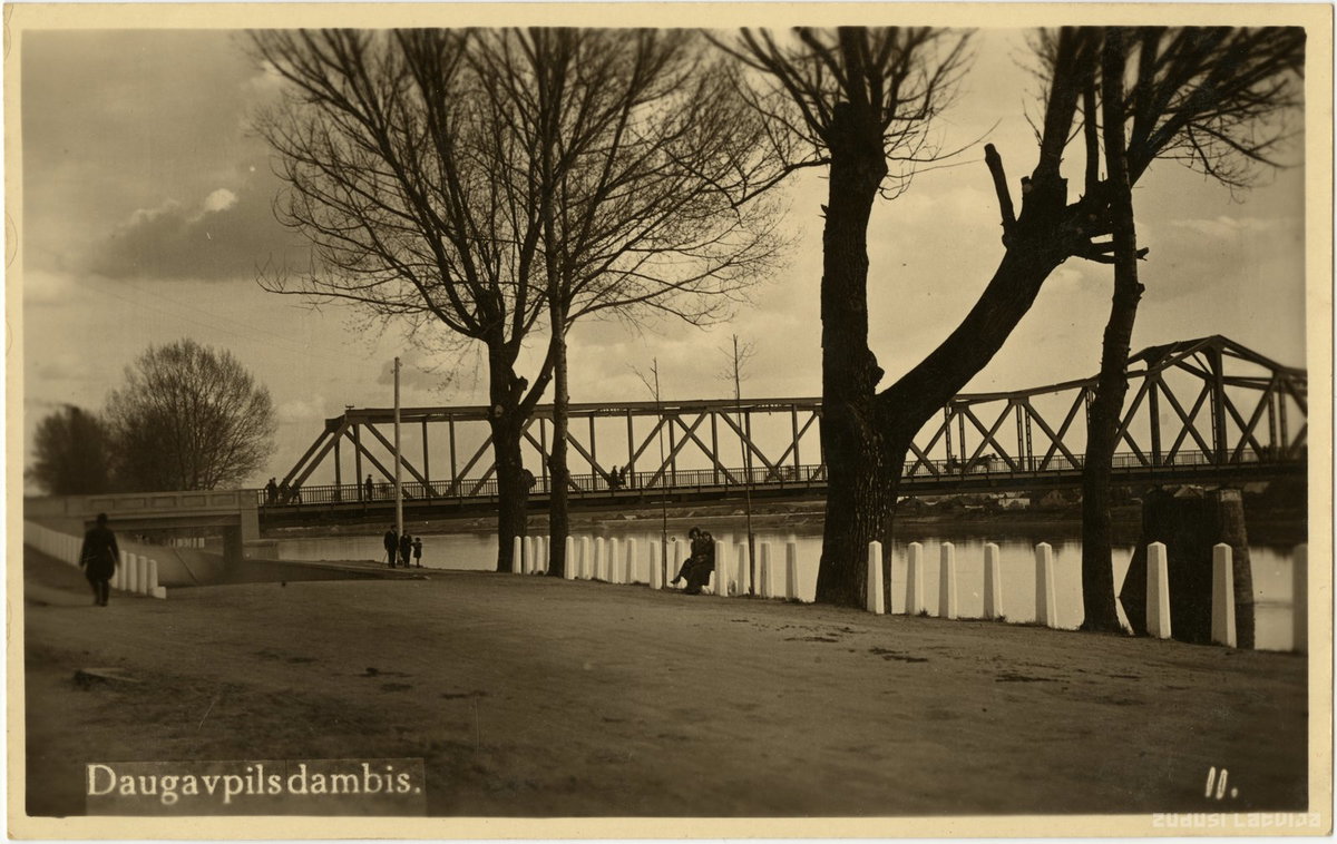 EU: Vienības tilts. Daugavpils (1938) [3215], Daugavpils, Latvia, 1938