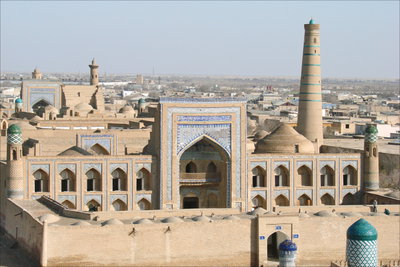 La médersa Mohammed Rakhim Khan (Khiva, Ouzbékistan), Khiva, 2011