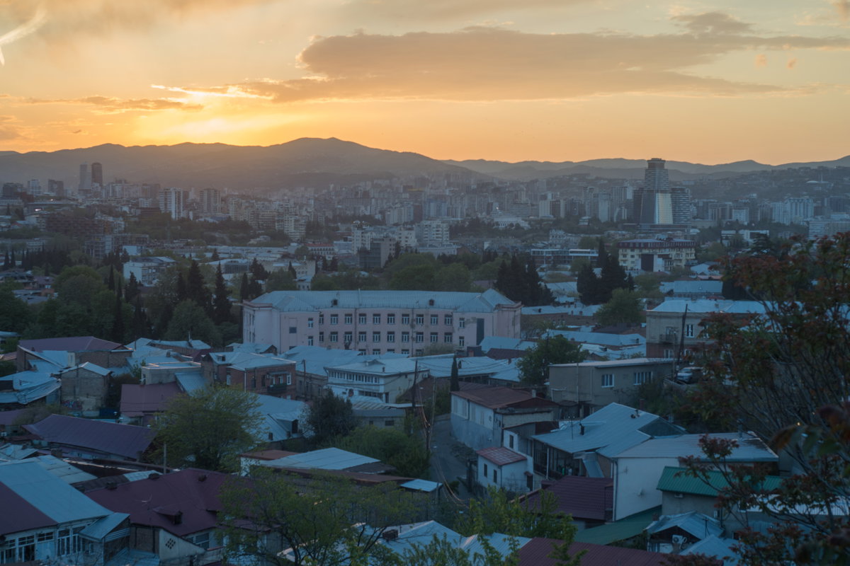 Sunset in Tbilisi, Tbilisi, Georgia, 2025