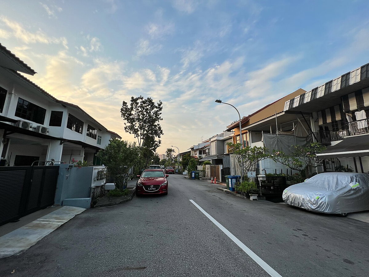 Soo Chow View with Lakeview Estate in distant background, Singapore, 2022