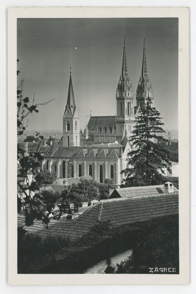 EU: Zagreb - Cathedral (1920), Zagreb, 1920