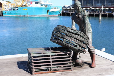 Fisherman Statue Fremantle, Fremantle, 2019