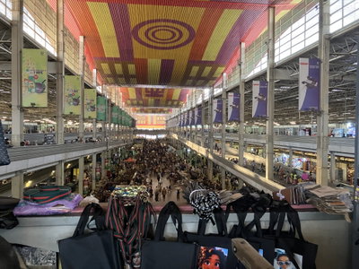 Modern market hall of Kejetia market, Kumasi, 2025