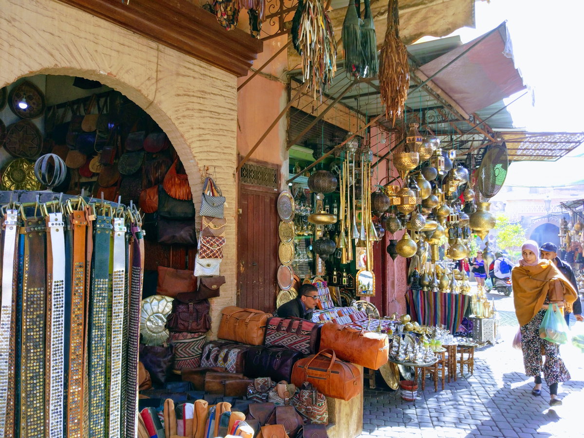 Moroccan market 3, Marrakech, Morocco, 2017