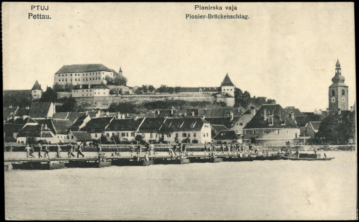 Postcard of Ptuj, Ptuj, Slovenia, 1918