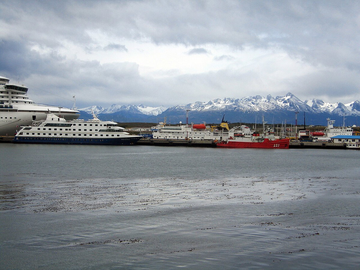 Ushuaia port, Ushuaia, Argentina, 2008