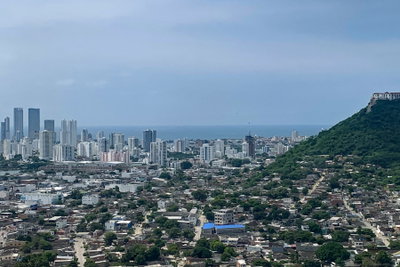 Aerial view of Cartagena CTG 11 2019, Cartagena, 2019