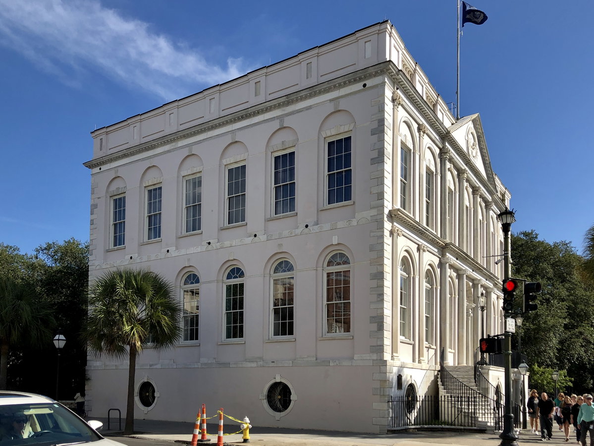 Charleston City Hall, French Quarter, Charleston, SC, Charleston, South Carolina, USA, 2019