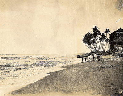 EU: Colombo, Szene am Strand (1913) b, Colombo, 1913