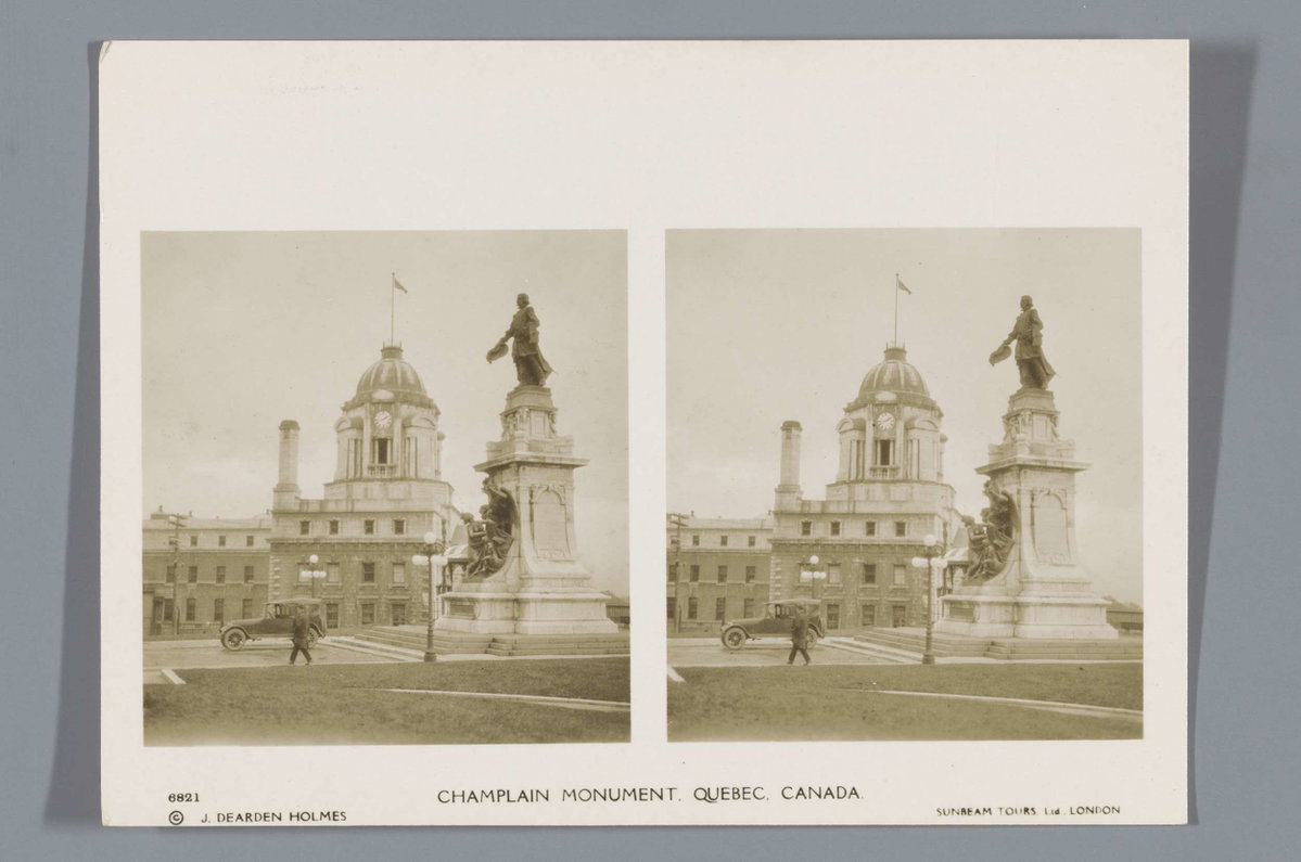 EU: Champlain Monument, Quebec, Canada (1930), Quebec City, Canada, 1930