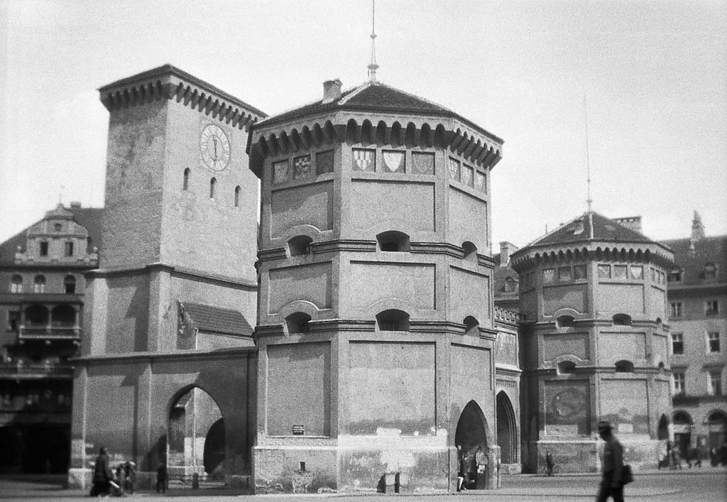 City gate Isartor, Munich, Germany, Munich, Germany, 1928