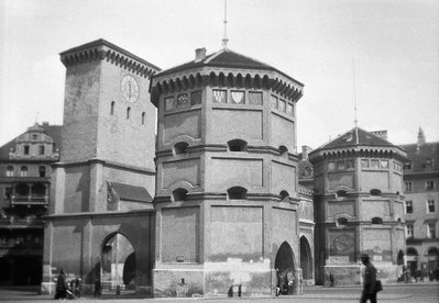 City gate Isartor, Munich, Germany, Munich, 1928