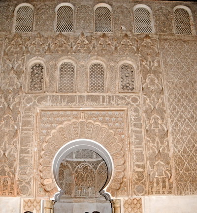 Shrine at the Ben Youssef Madrassa, Marrakech, Morocco, Marrakech, 2012