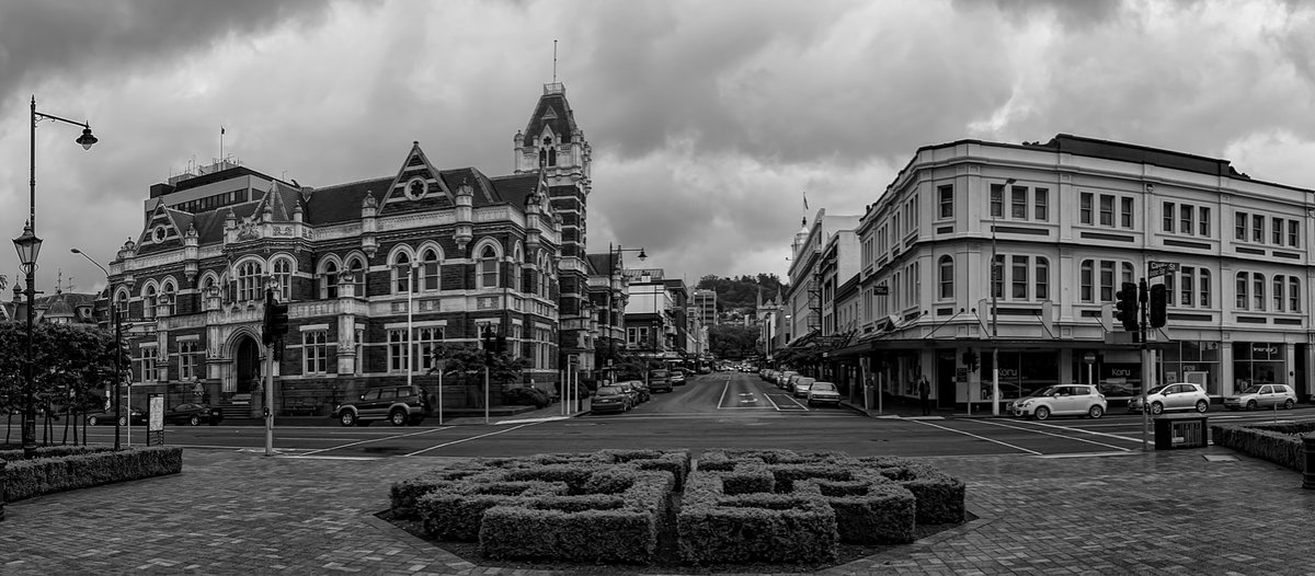 Looking Down Stuart St Dunedin, Dunedin, New Zealand, 2012