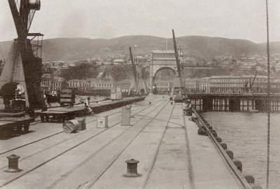 Muelle Fiscal, 1888 (Félix Leblanc) - Wikimedia Commons, Valparaíso, 1888