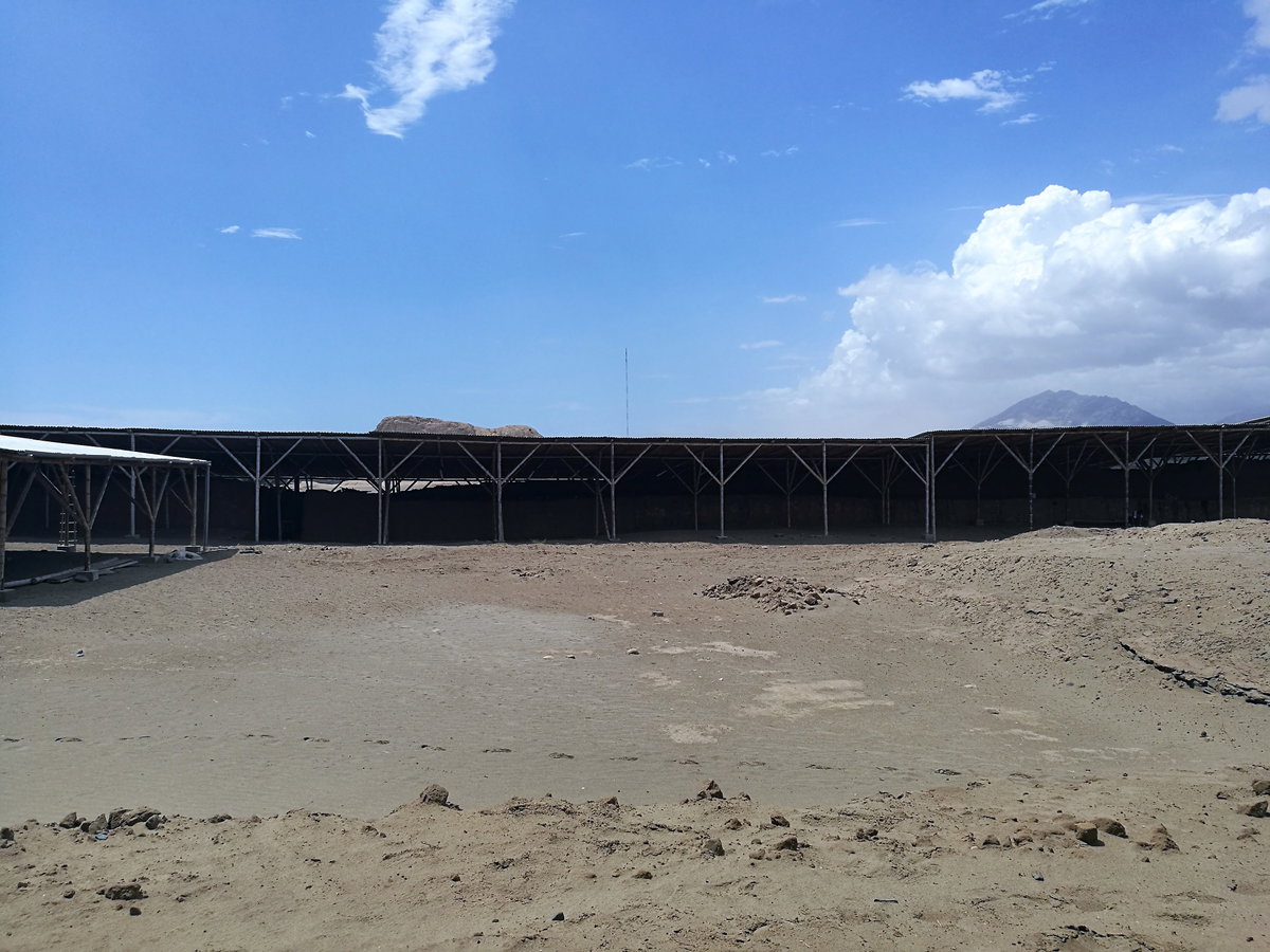 Plaça principal de la Huaca de la Luna, Trujillo, Peru, 2017