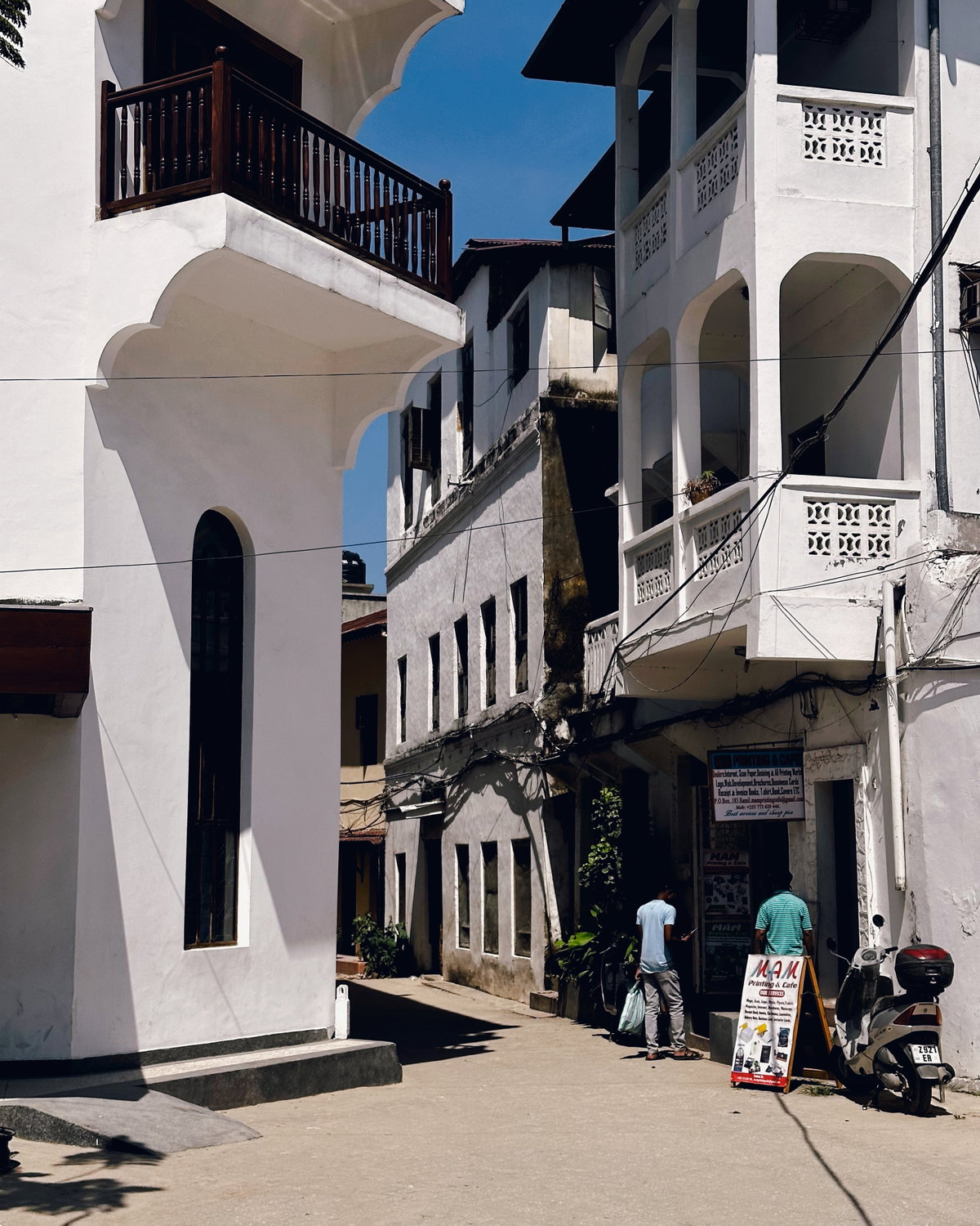 Street in Mjini, Zanzibar, Zanzibar (Stone Town), Tanzania, 2023
