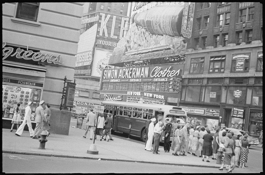 Times Square, New York, United States, 1950