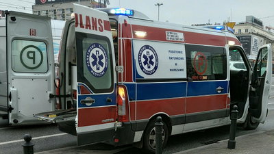 Ambulance in Poland 02, Warsaw, 2017