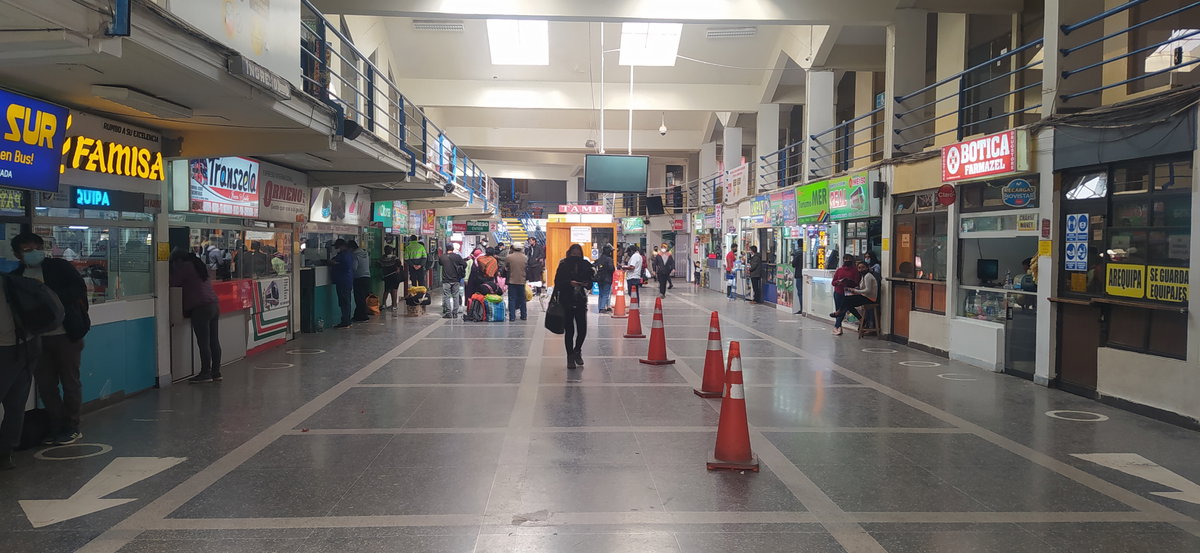 Terminal de buses del Cusco, Cusco, Peru, 2021