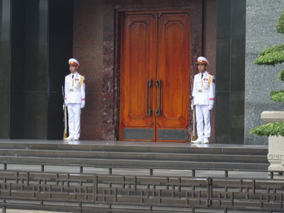 Guards of the Ho Chi Minh Mausoleum, Hanoi, 2018
