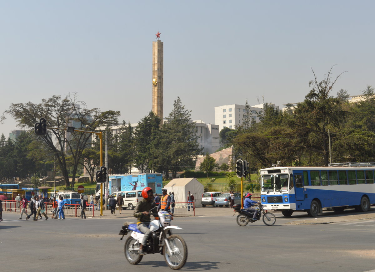 Derg monument, Addis Ababa, Ethiopia, 2016