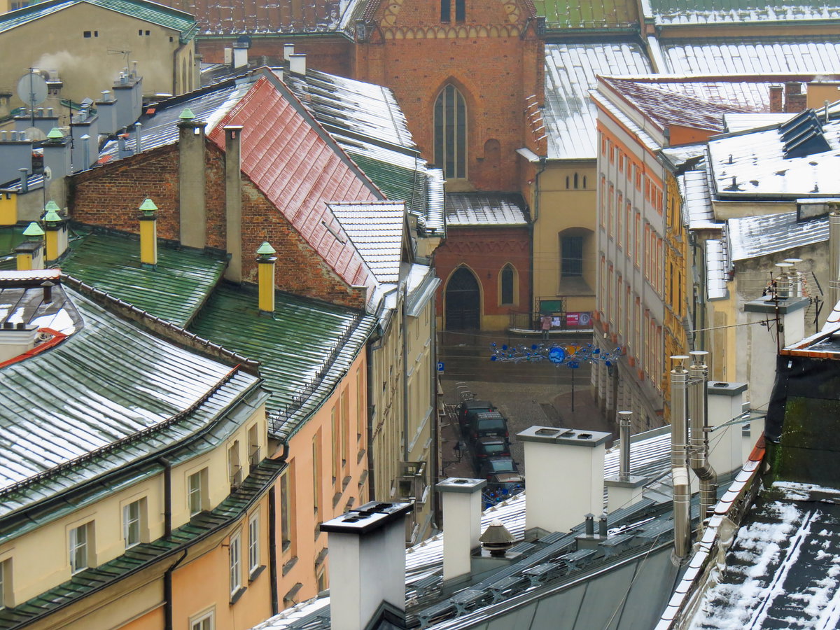 Kraków dachy Starego Miasta 07, Kraków, Poland, 2017