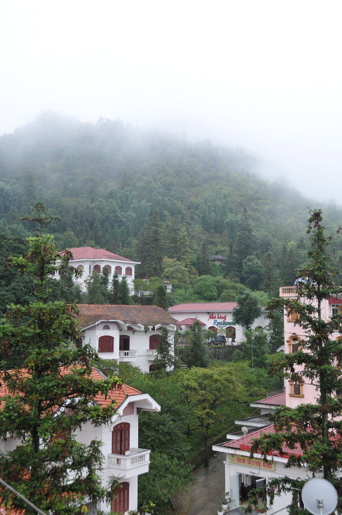 Đỉnh sapa tại tháp viba sương mù, Sa Pa, Vietnam, 2010